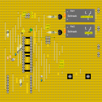 Klingel Platinen Layout